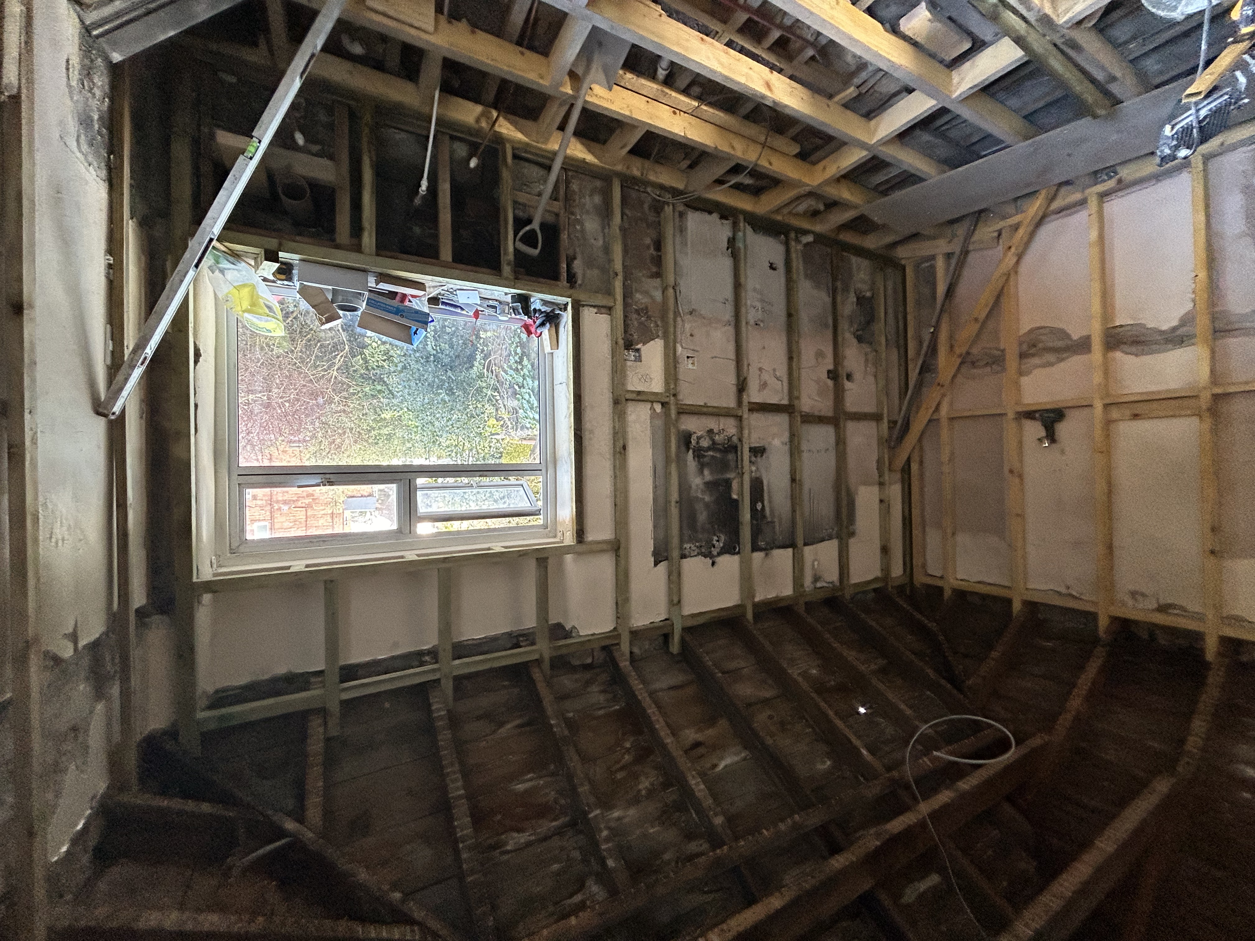 House renovation before